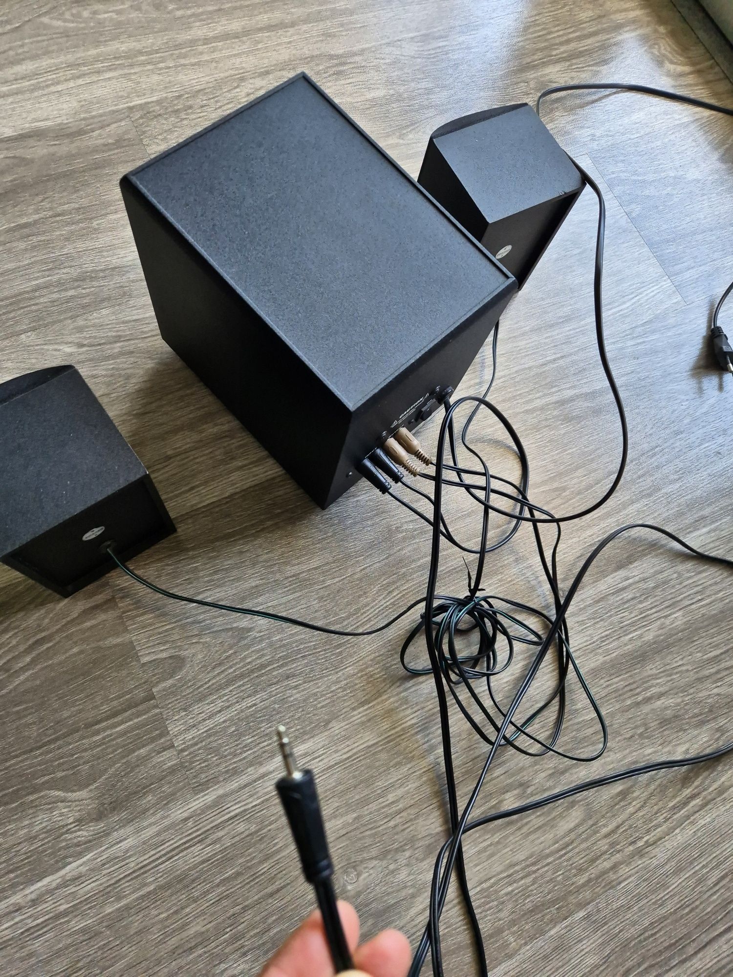 colunas de som MITSAI 2.1 modelo KA-800A, com subwoofer