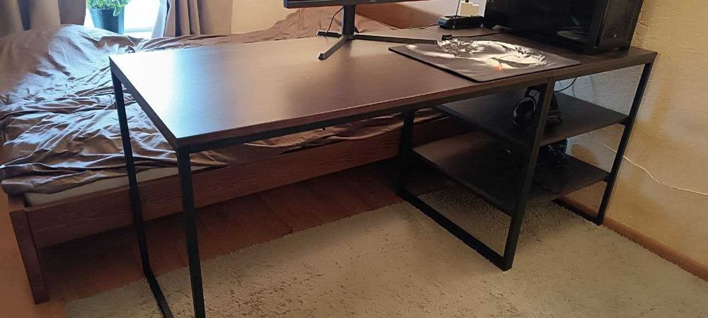 Письмовий стіл в стилі лофт - ясен венге