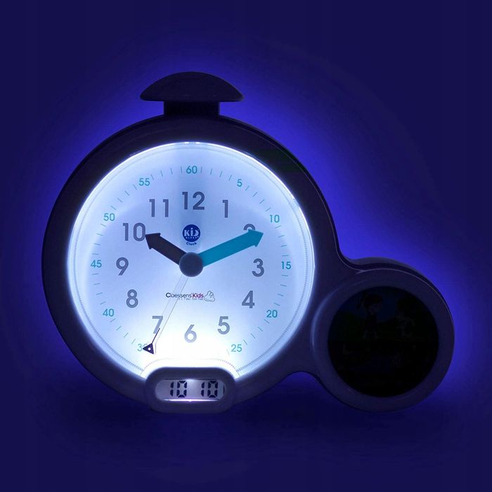 Pabobo Kid’sleep budzik edukacyjny + lampka nocna różowy
