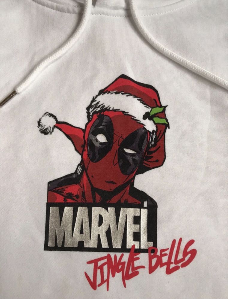 Świąteczna Bluza Męska Kangurka Marvel Deadpool XXL XL Unikat Nowa !