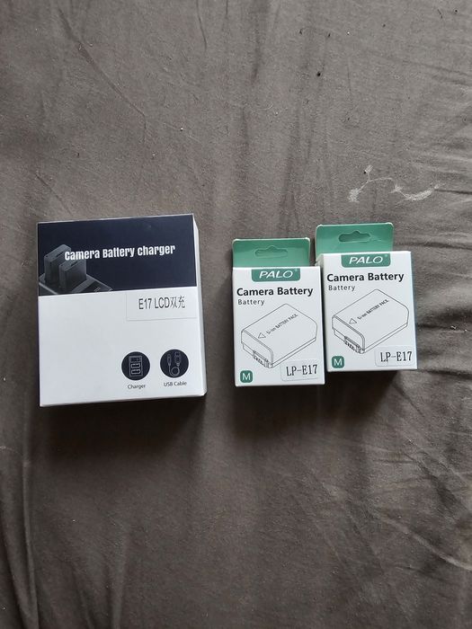 Baterie LP E17 + ładowarka