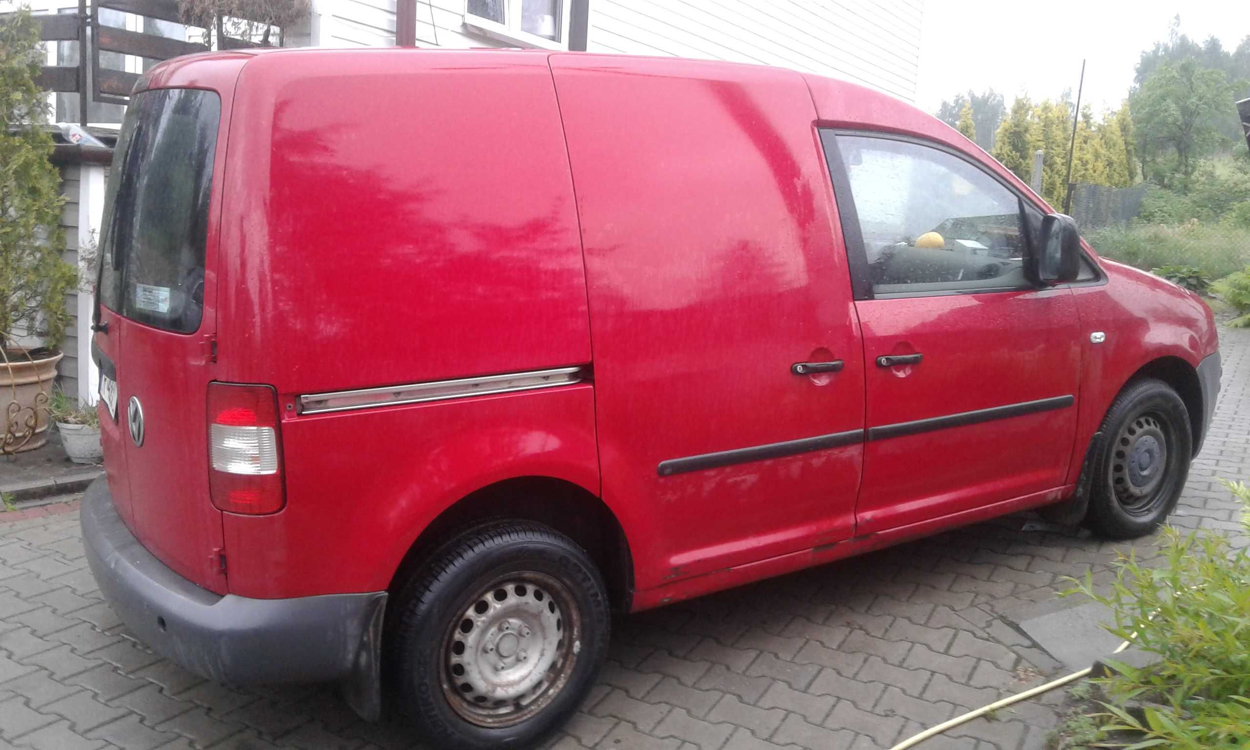VW Caddy 3 III Drzwi Tylne Skrzydełko Prawe Szyba Klamka 2.0 SDI