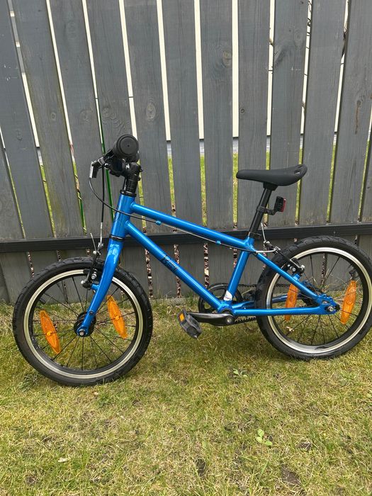 Lekki rower Bungi Bungi Lite 16" na pasku zębatym niebieski jak nowy