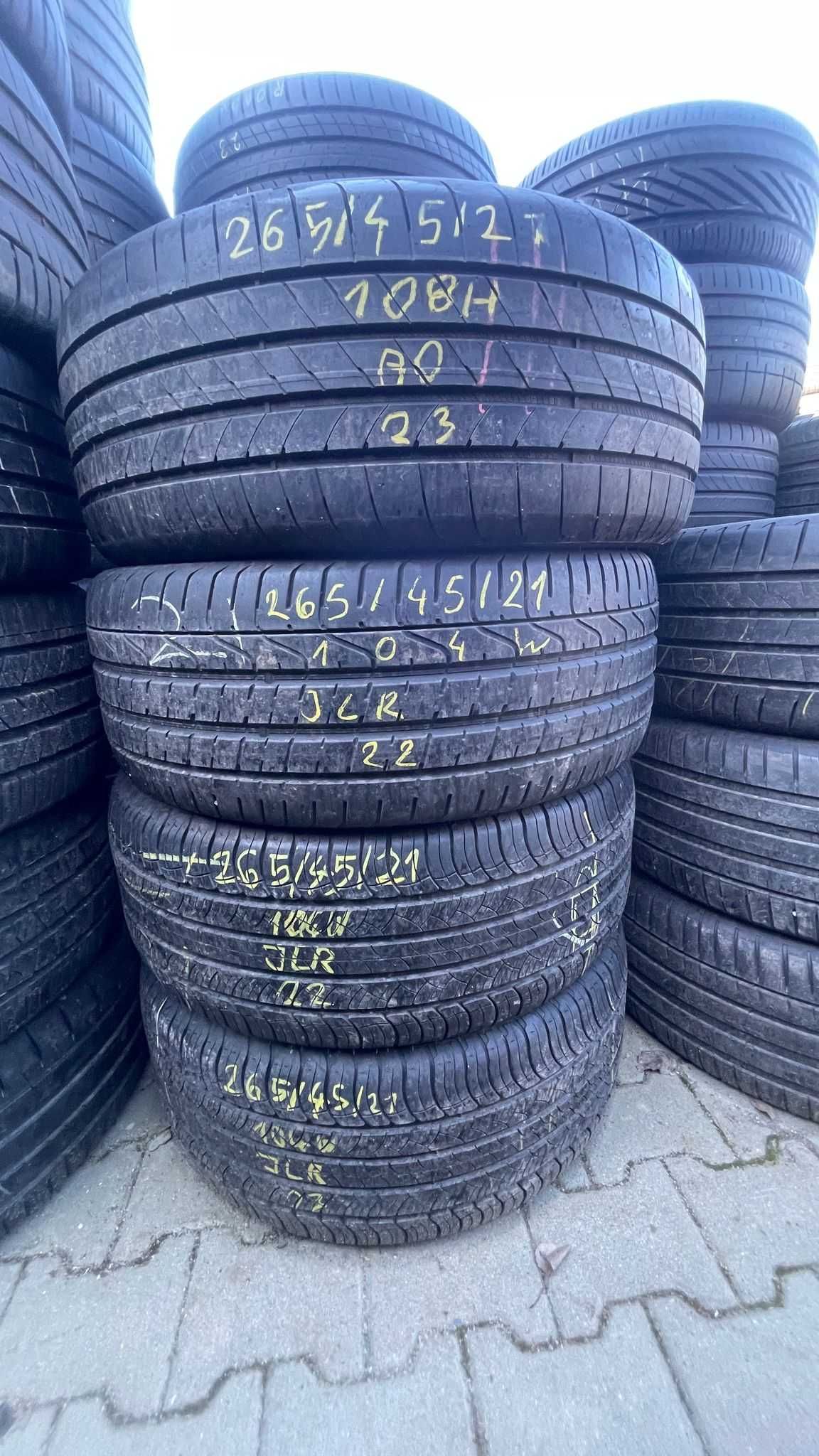 Opony pojedyncze 265/45R21 Michelin Continental Dunlop Pirelli