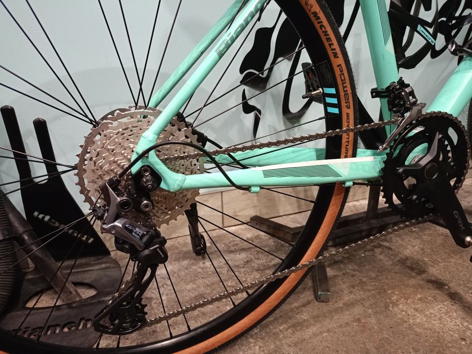 Rower Gravel Bianchi przebieg 100km(roz.55).