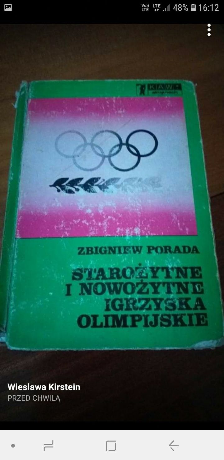 Książka Starożytne i nowożytne igrzyska olimpijskie