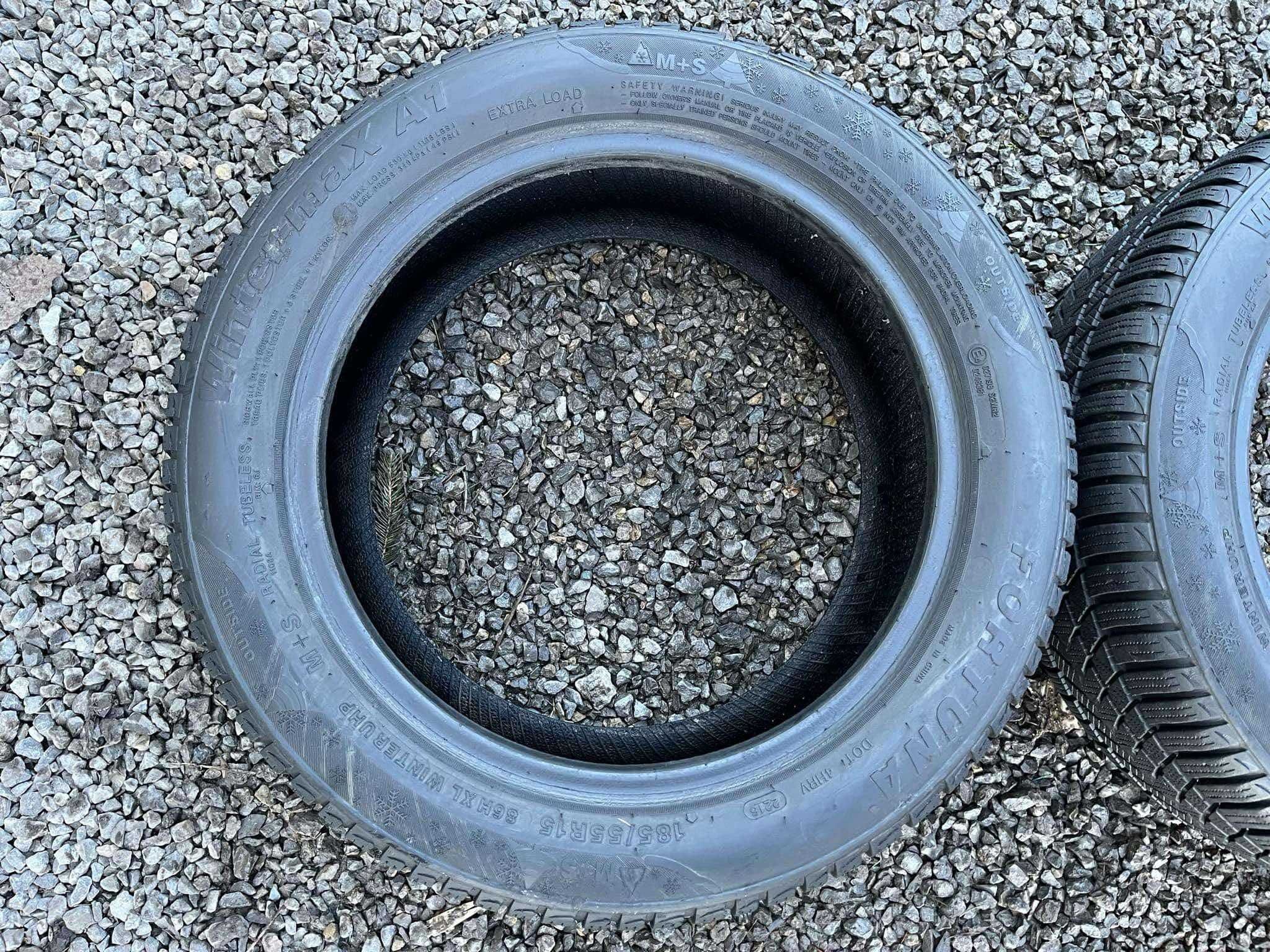Opony 185/55R15 Fortuna WinterMax A1 Zima 2sztuki 5,66mm bieżnika