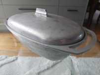 Brytfanna gęsiarka aluminiowa retro PRL