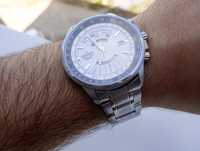 Piękny biały zegarek orient multi year cesarski ni certina omega slava