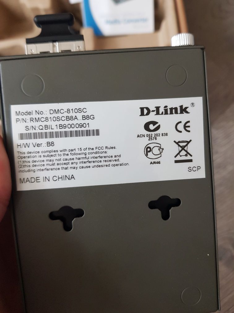 Медиаконвертер D-Link DMC-810SC