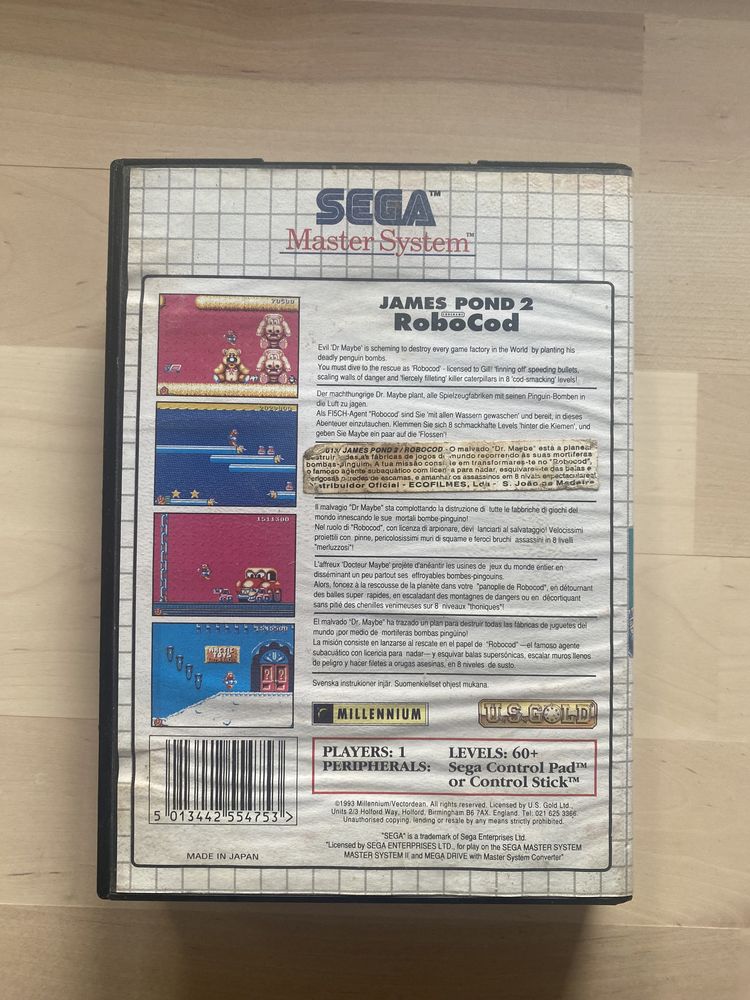 James Pond 2 Codename Robocod - Sega Master System