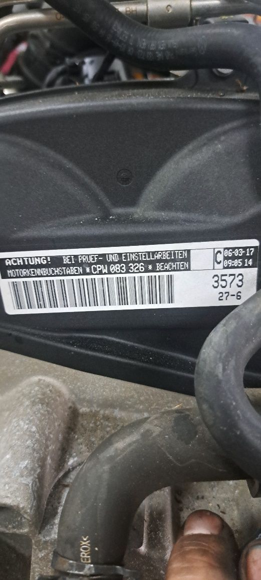 Motor 1.4 tsi  ref CPW