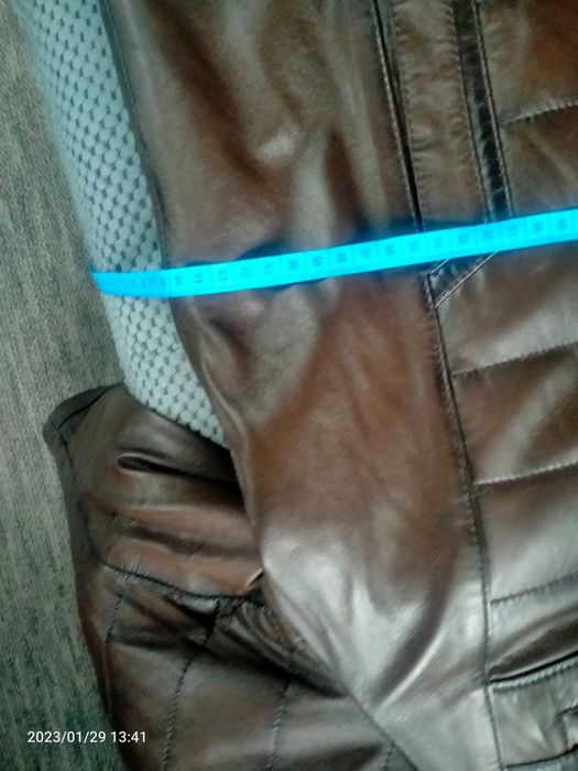 Кожаная курточка зима