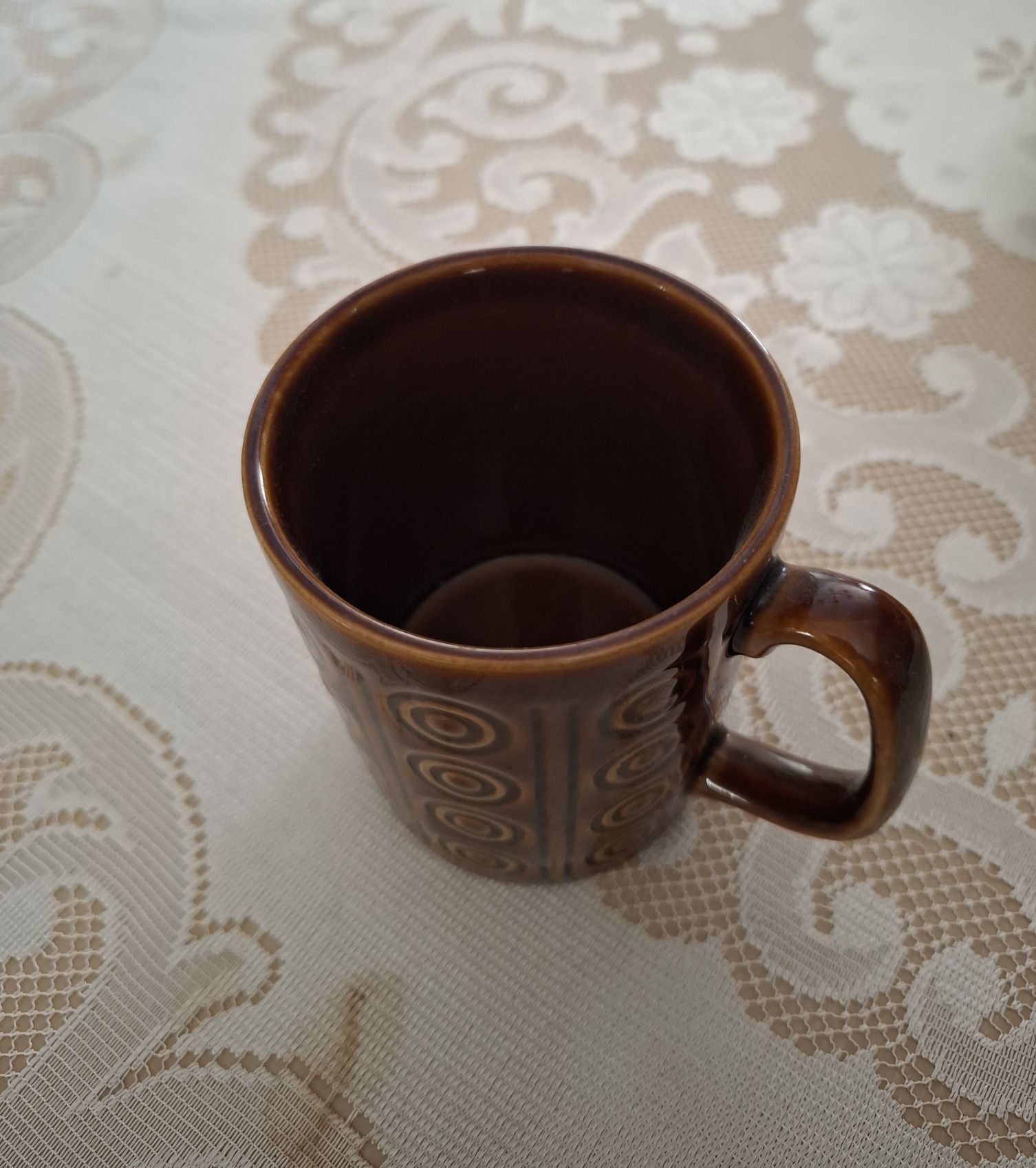 Kultowy kubek Pruszków- ceramika PRL