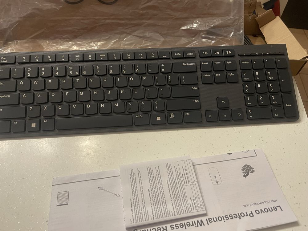 Klawiatura bezprzewodowa lenovo professional