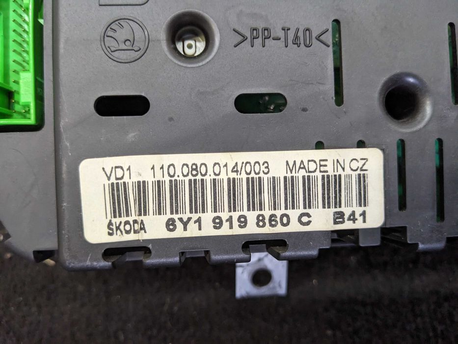 Skoda Fabia I 1.4 B Licznik Zegary Prędkościomierz Obrotomierz