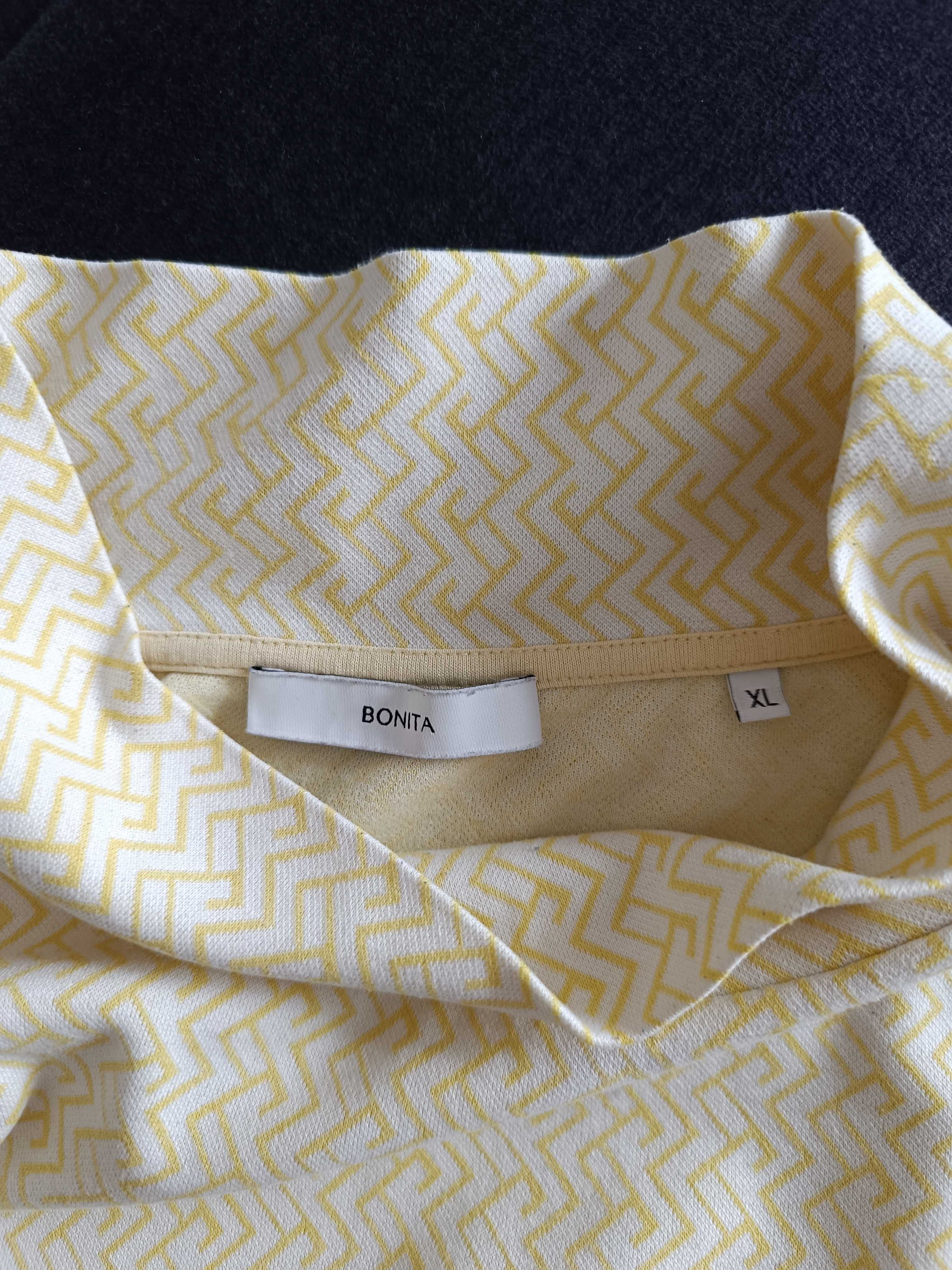 Elegancka bluzka damska ze stójką Bonita rozmiar XL