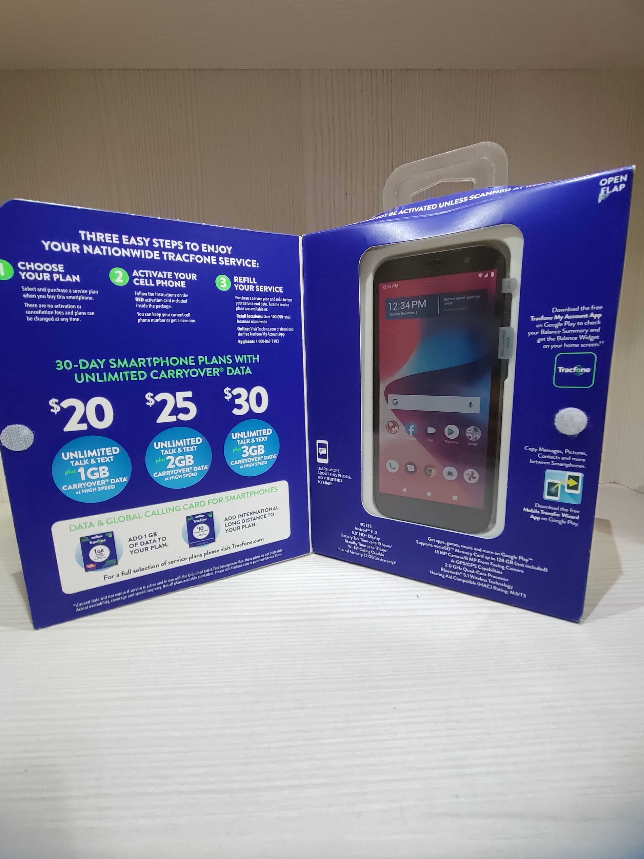 Новый Телефон для детей - tracfone blu view 2