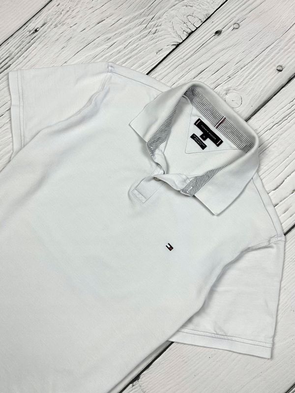 Tommy Hilfiger Koszulka Polo Męska Regular Fit Haftowane Logo r. XL