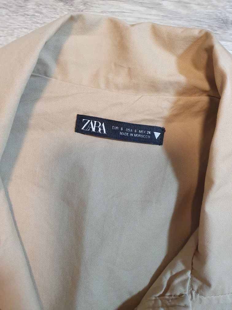 Бежевий кемел комбінезон Zara S