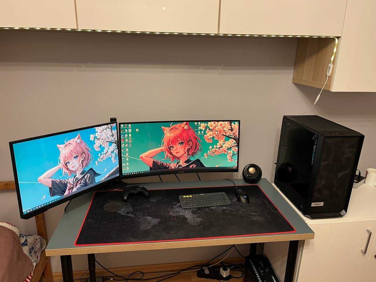Komputer Gamingowy (W zestawie 2 monitory razem 55 cali do 200 Hz 1ms)