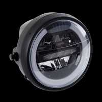 Puig Reflektor Uniwersalny Cafe Racer Bobber Lampa Przód LED