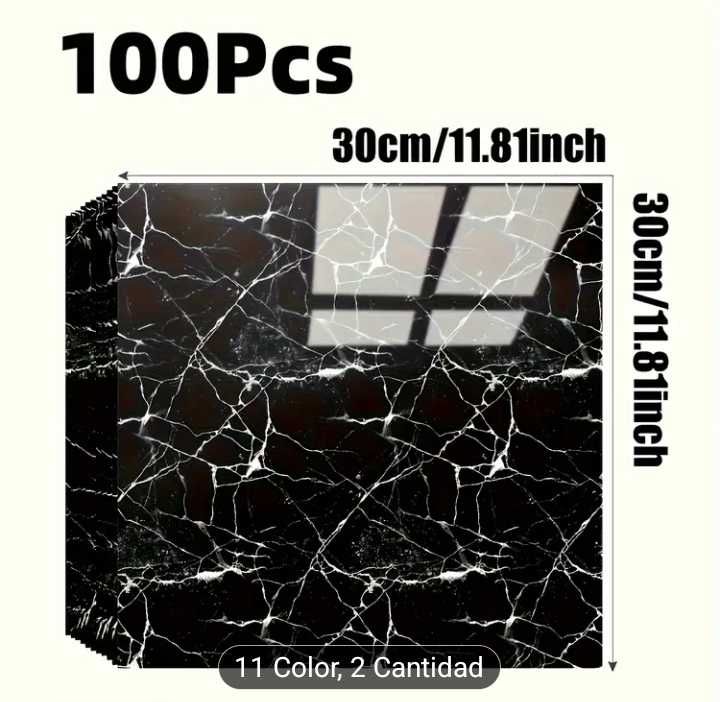 100 mosaicos papel tapiz. De imitacao marmor autodesivo
