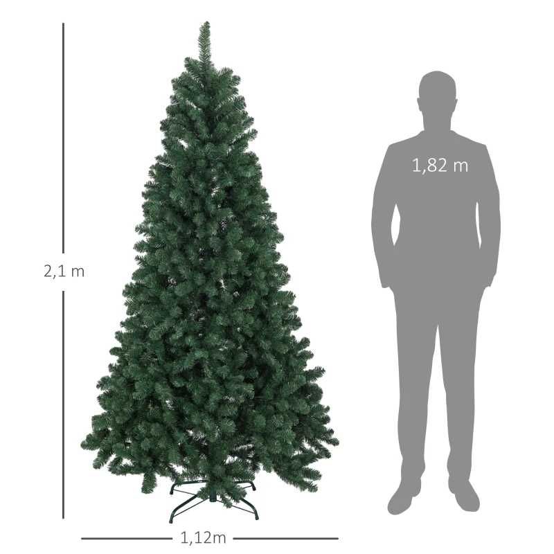 Árvore de Natal Verde Artificial 210 cm