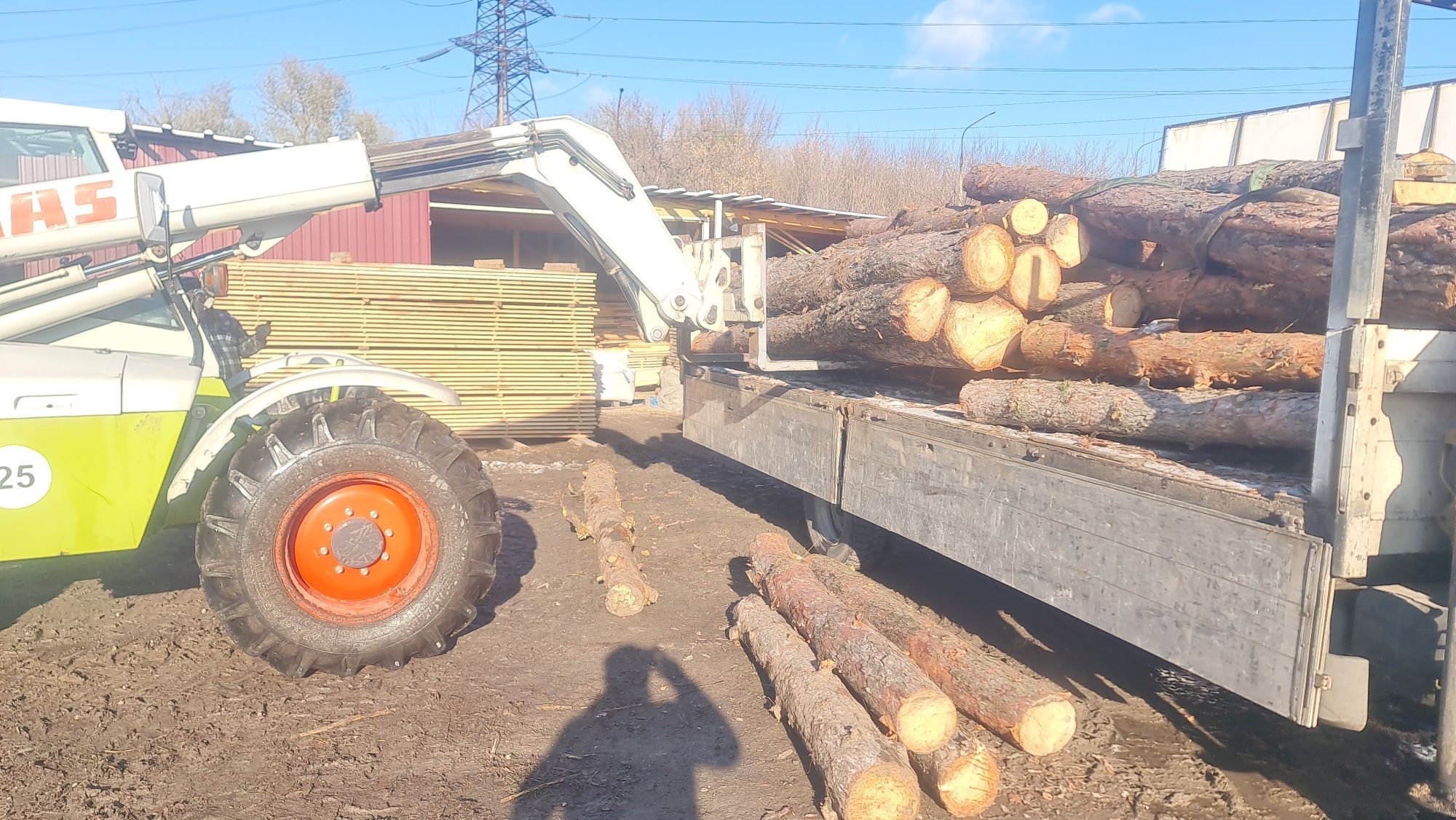 Послуги телескопічного навантажувача