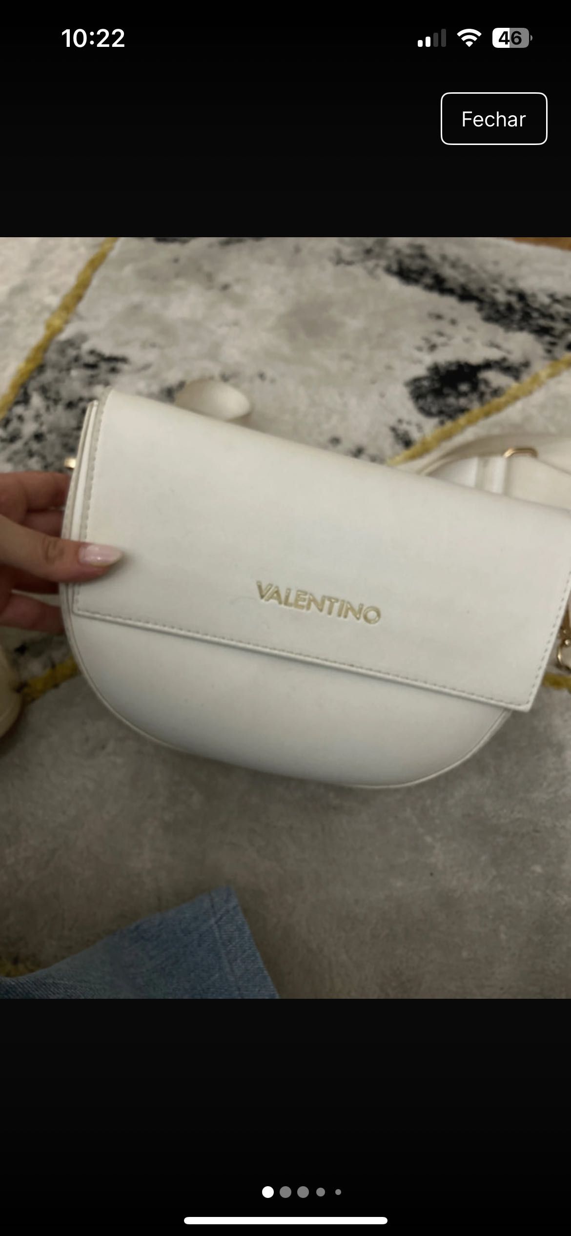 Mala de tiracolo Valentino branca