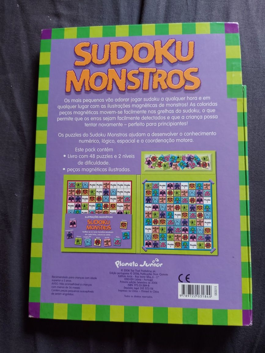 Sudoku Monstros jogos tabuleiro