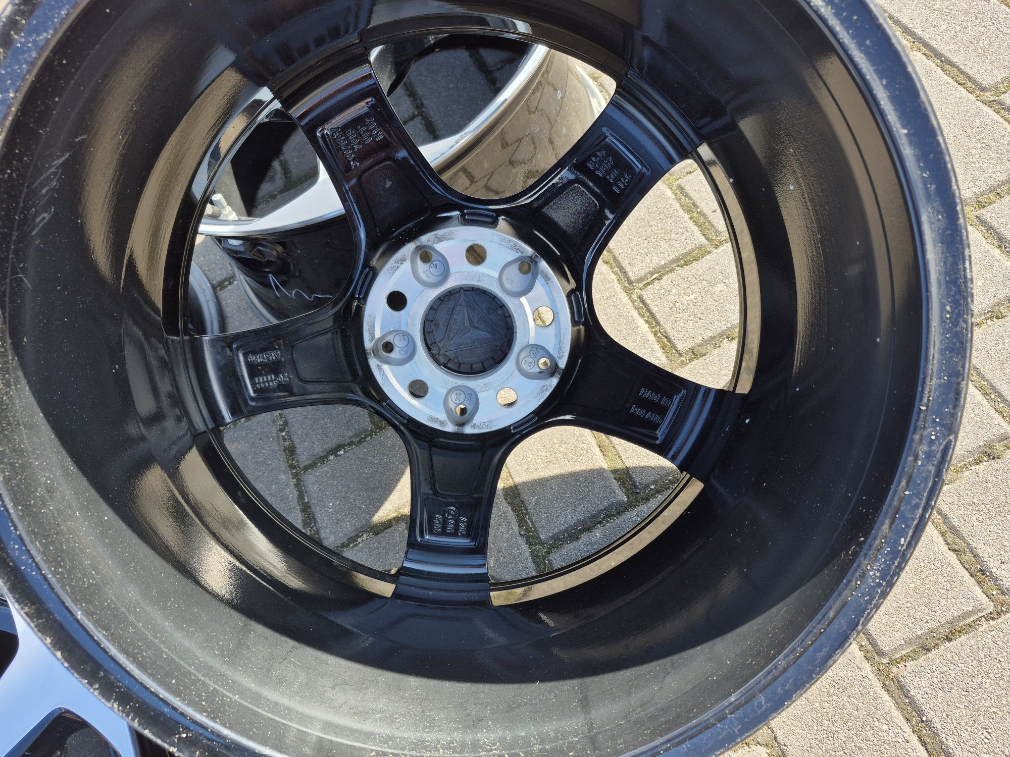 Felgi Alu z Czujniki Oryg MERCEDES 2xSzerokość 5x112  18 Cal 7.5J 8.5J