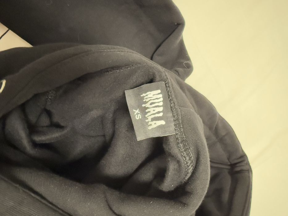 Bluza Muala XS czarna z napisem