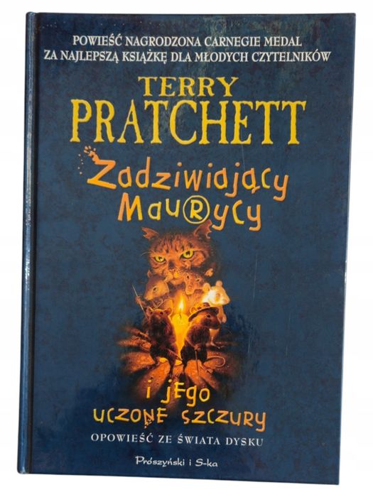 Terry Pratchett Zadziwiający Maurycy I Jego Uczone Szczury Twarda