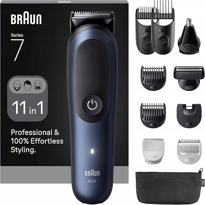 Braun Series 7 Trymer do Brody Ciała AIO7540 14w1 Wodoodporny
