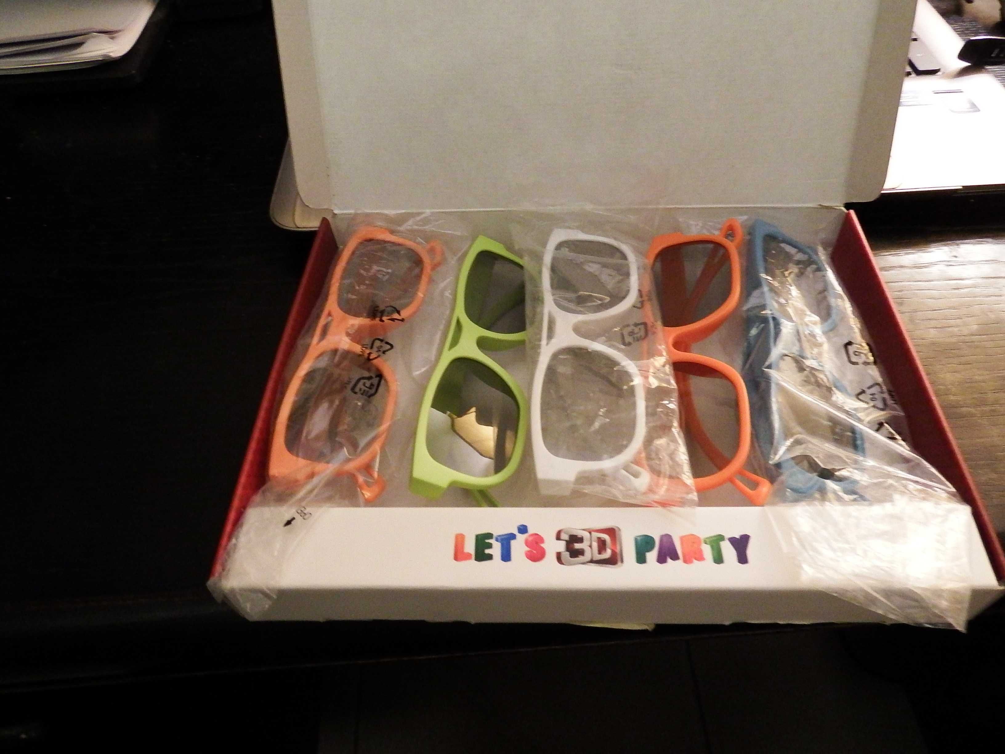 Okulary 3D Party  5szt.  Lg 3g glasses