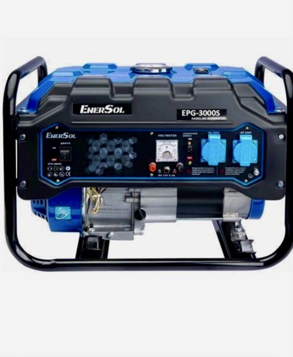 Генератор бензиновий Enersol 3000S, мідна обмотка, гарантія.