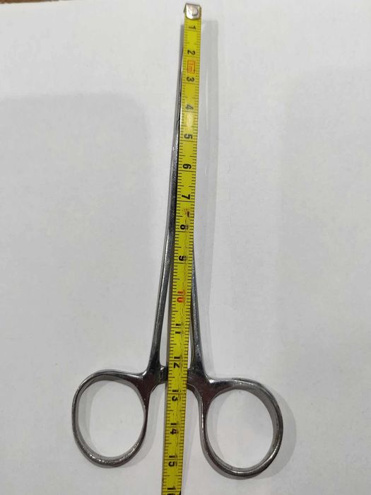 Kleszcze hemostatyczne zagięte – stal chirurgiczna, komplet 2 szt.