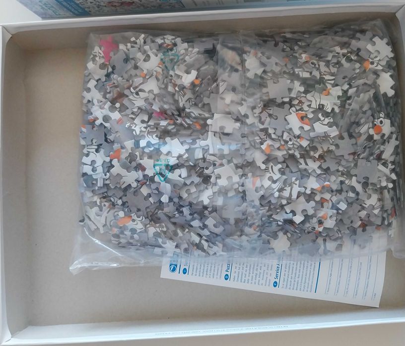 Puzzle do Frozen de 1000 peças novo Clementoni