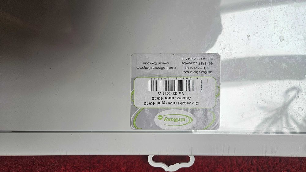 DRZWICZKI REWIZYJNE plastikowe 400x400 40x40