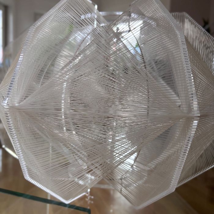 Sompex lampa sufitowa plexi space age vintage