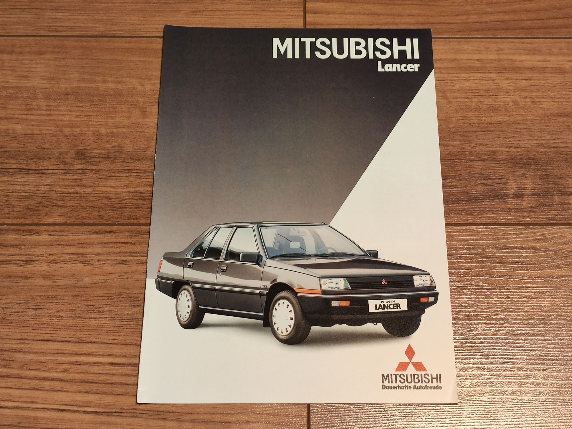 Prospekt katalog folder MITSUBISHI LANCER - 1985 r. -