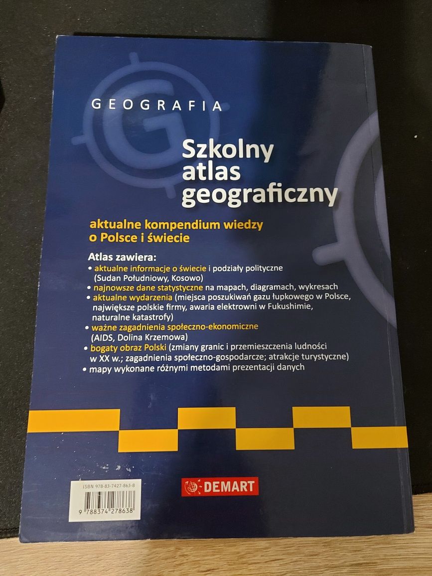 Szkolny atlas geograficzny