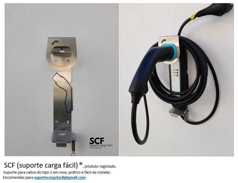 Suporte carregador veiculo electrico ZOE e outros