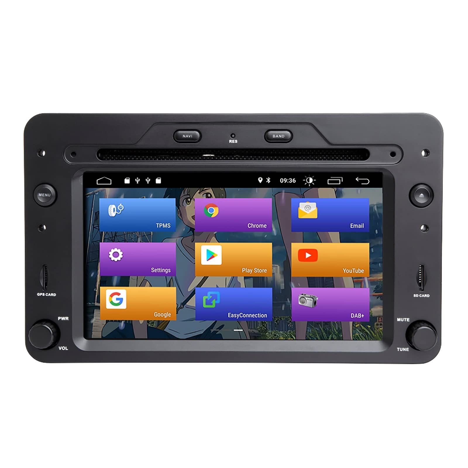 Auto Rádio Alfa Romeu 159 * Android * 2 din