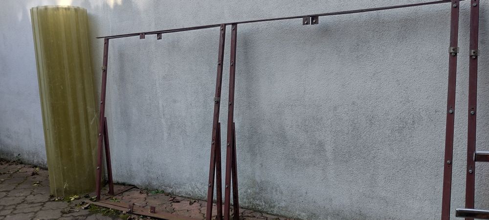 Zadaszenie metalowe lekka konstrukcja do samodzielnego montażu