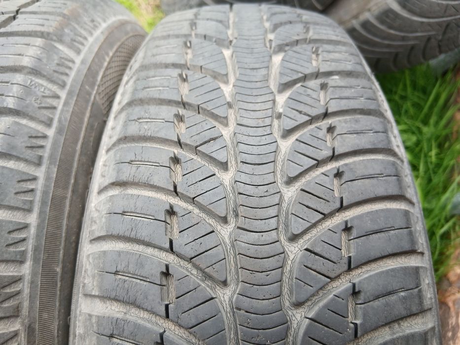 Opony Zimowe 155/65 R14 KLEBER 4 sztuki 2szt 8mm 2szt koło 4mm