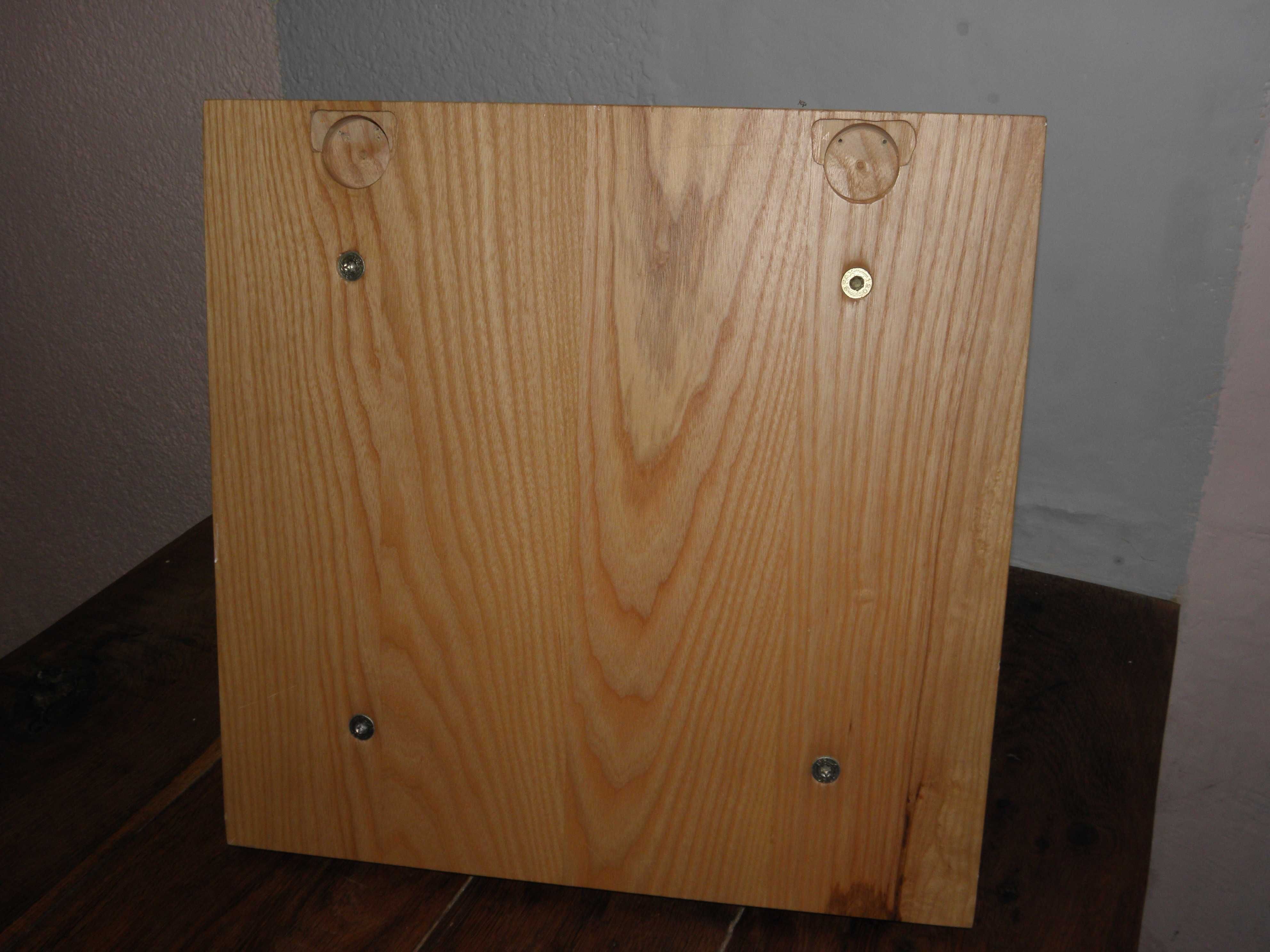 Półka naścienna wisząca drewniana solidna 40,5x40,5 cm, głębokość 20cm