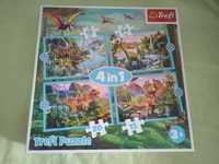 Puzzle dinozaury 3+