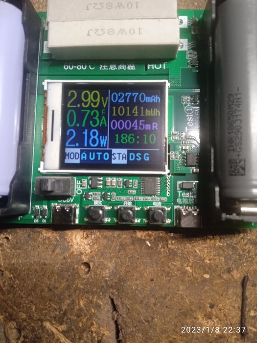 Акумулятор 18650 LGM29 ємність 2850,2019 рік